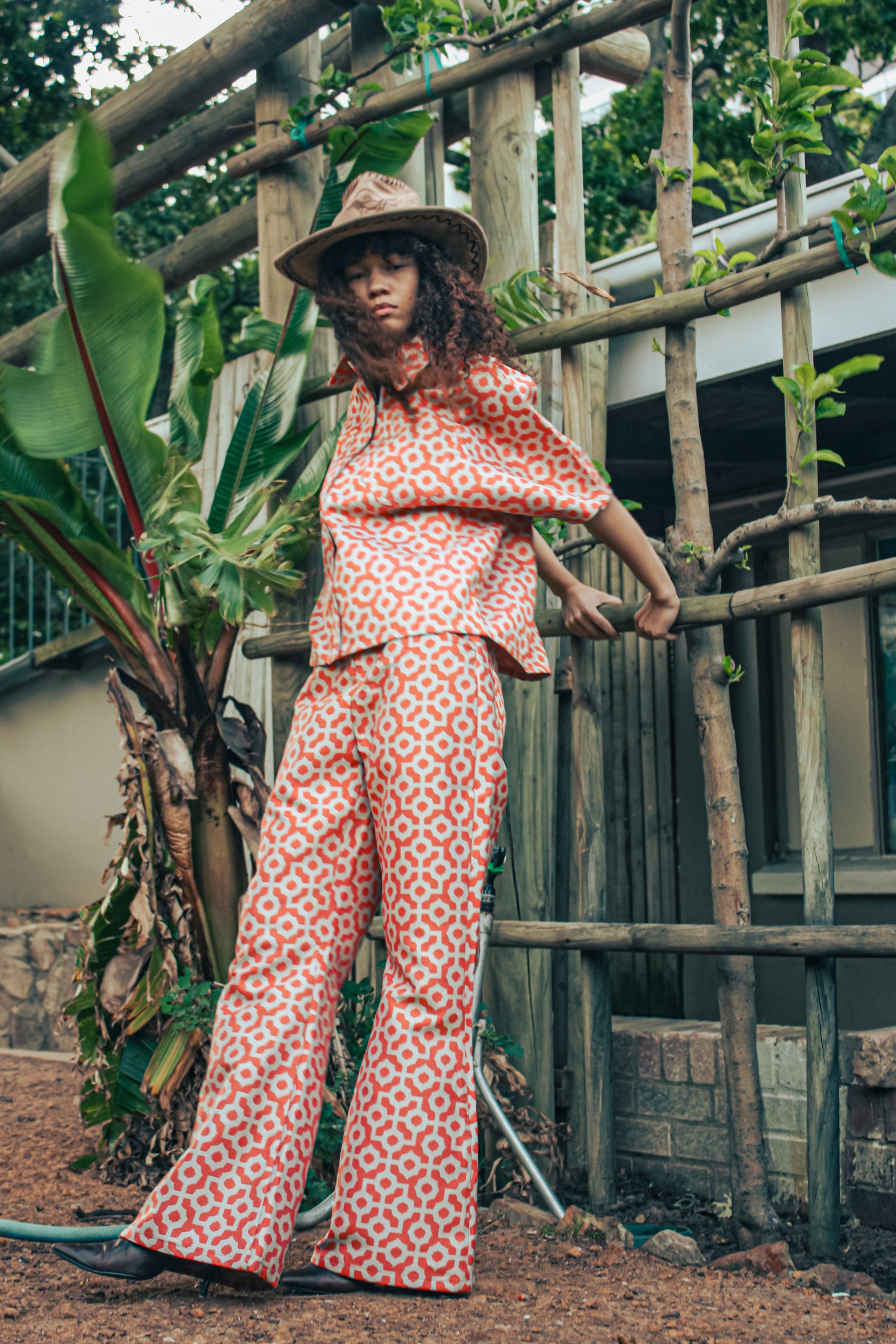 overberg flare pant and shacket