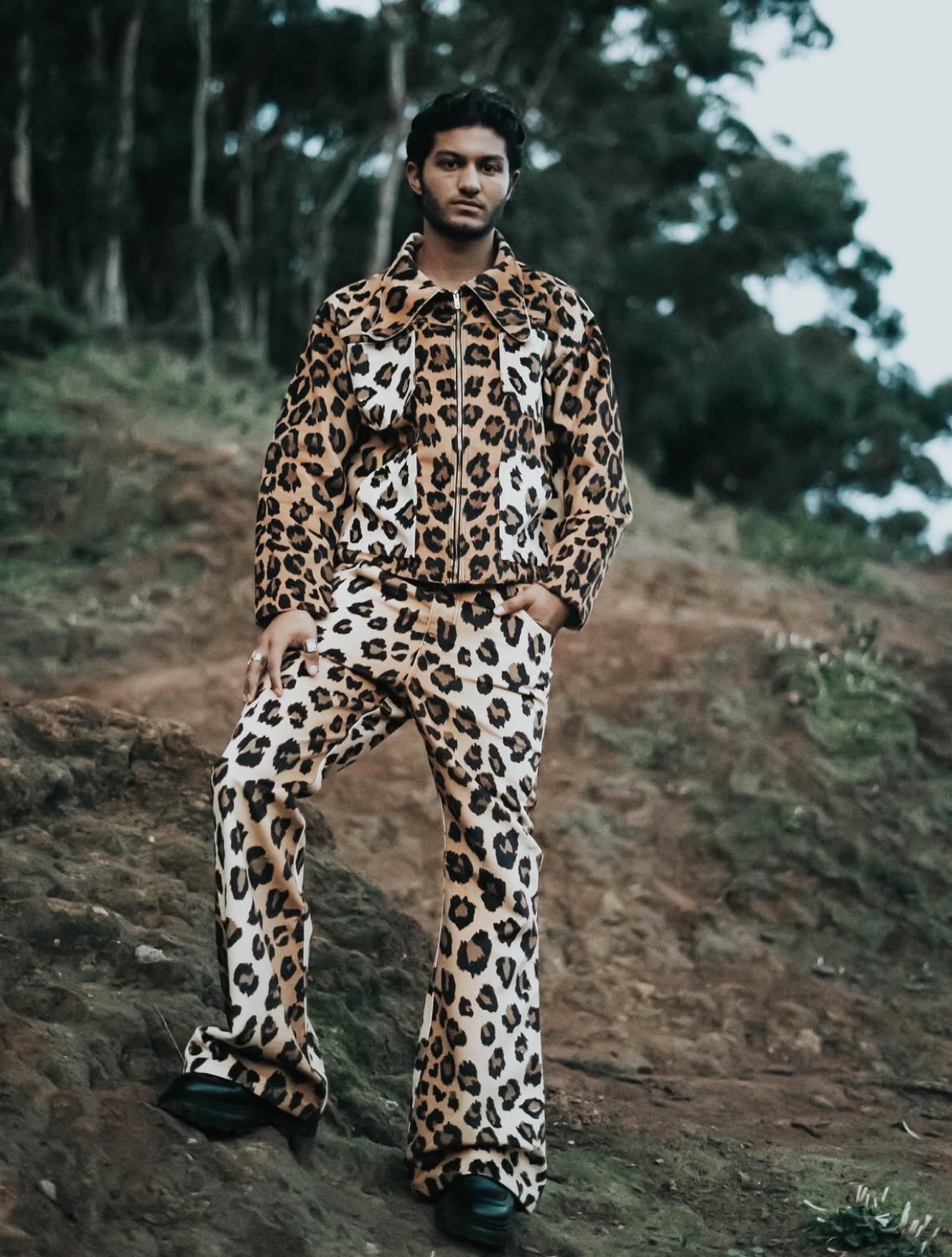 Leopard Flare Set